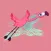 Flamingo Birdy Stickers