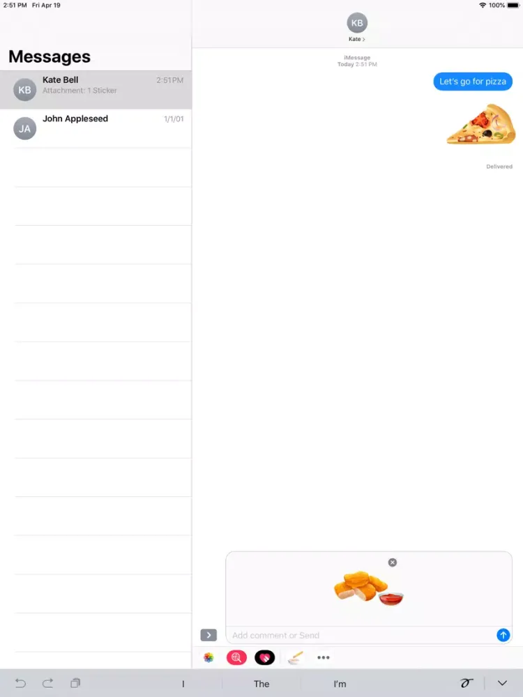 Capturas de tela do Foodie Fast Food Stickers iPad 