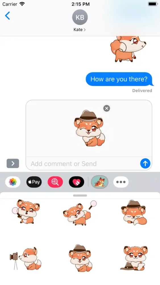 Fox Play Stickers Screenshots