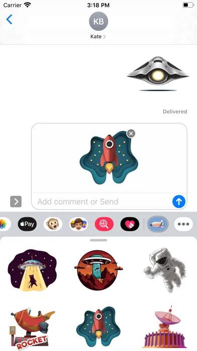 Galaxy Star Battle Stickers Ekran Görüntüleri