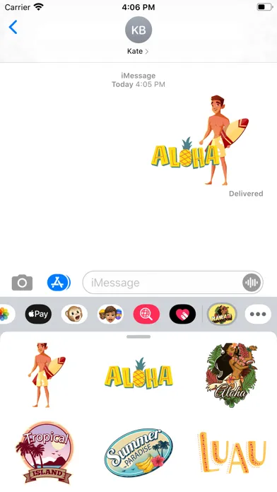 صور Hawaii Aloha Luau Stickers
