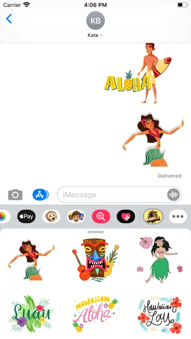 صور Hawaii Aloha Luau Stickers