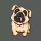 Lazy Bulldog Stickers