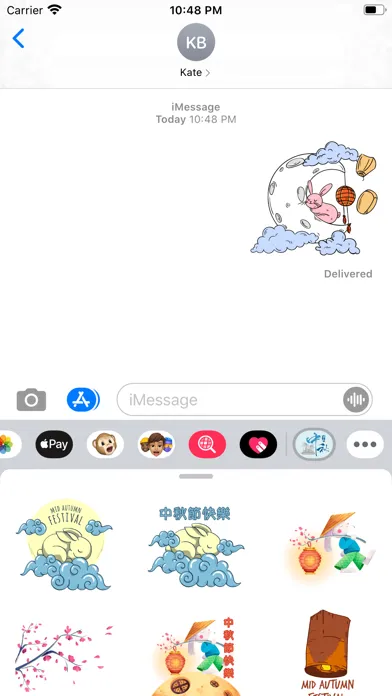 Full Moon Mid-Autumn Stickers應用截圖