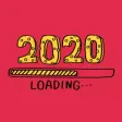 New Year 2020 Party Stickers