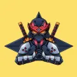 Ninja Warrior Stickers