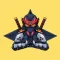 Ninja Warrior Stickers