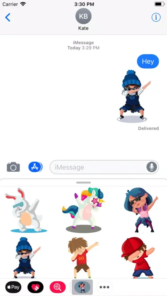 Popular Action Dab Stickers स्क्रीनशॉट