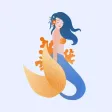 Queen Mermaid Stickers
