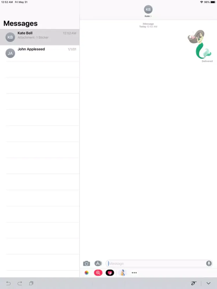 Queen Mermaid Stickers iPad  Screenshots