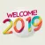 Welcome Year 2019 Stickers