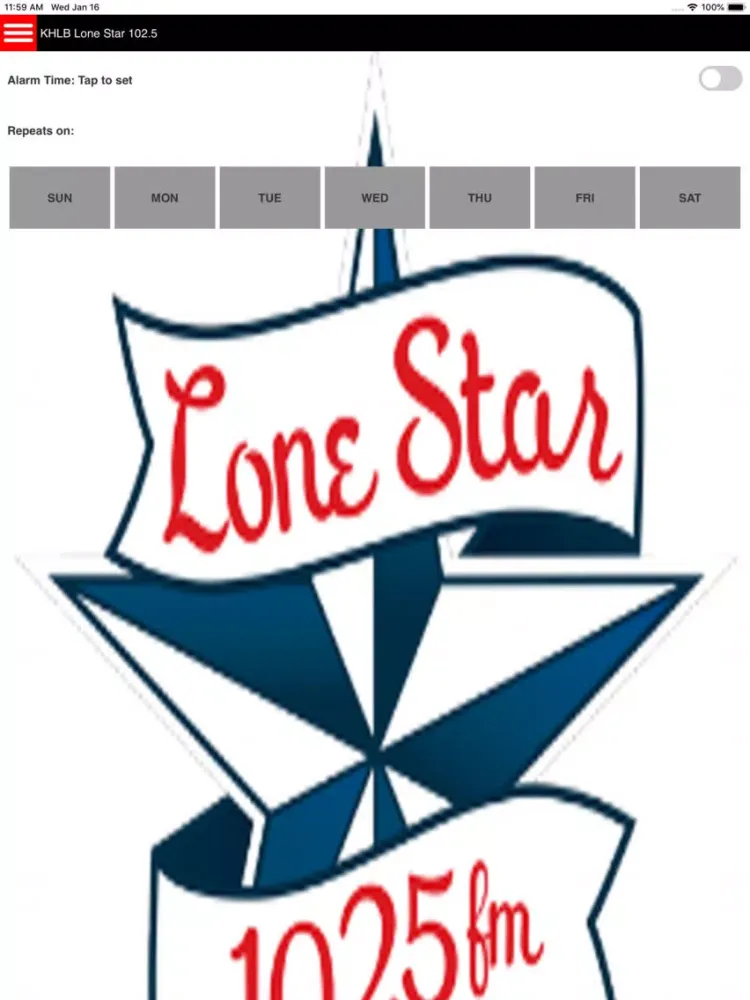 Lone Star 102.5 Radio iPad 应用截图