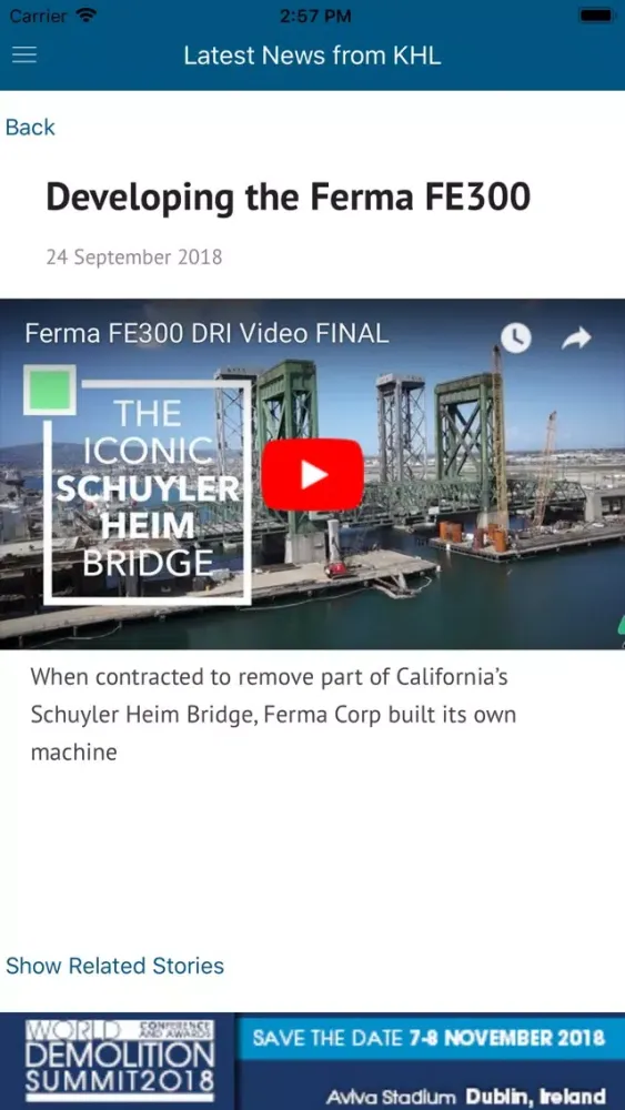 KHL Global Construction News स्क्रीनशॉट