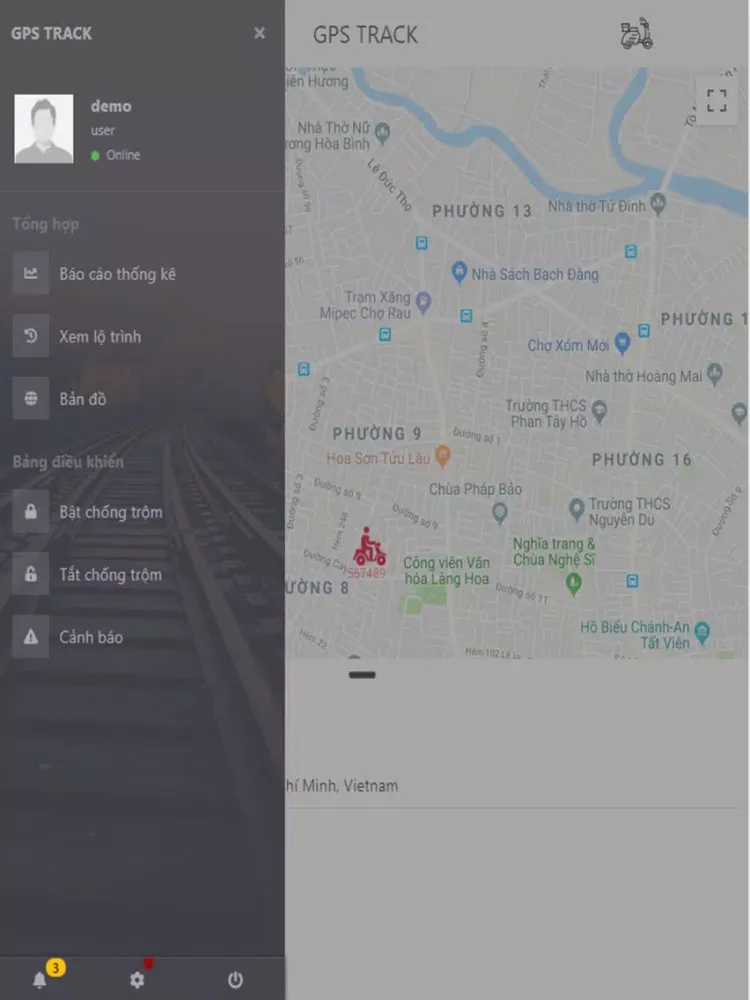 Tangkapan skrin GPS_Track_ iPad 