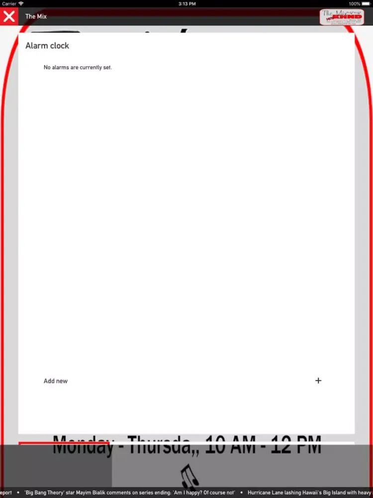 Zrzuty ekranu KHND Radio 1470 iPad 