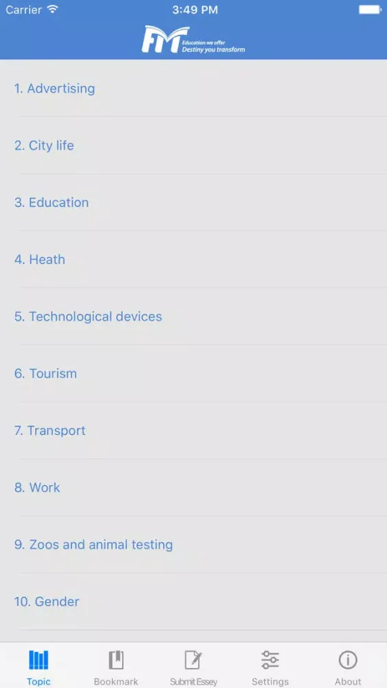 IELTS Task 2 Screenshots