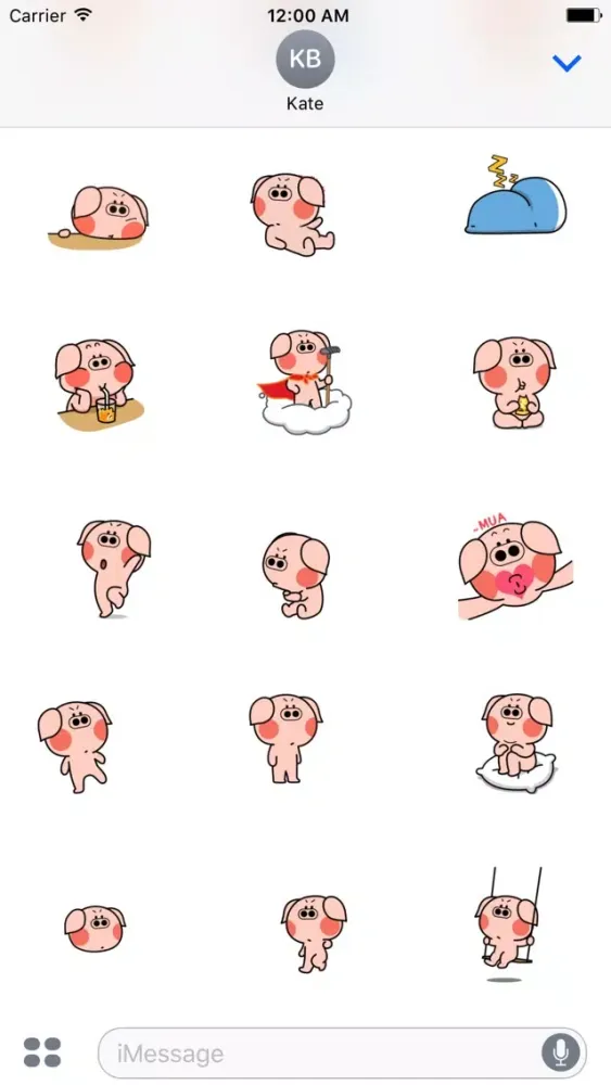 Zrzuty ekranu Cool Pig - Stickers Emoticons