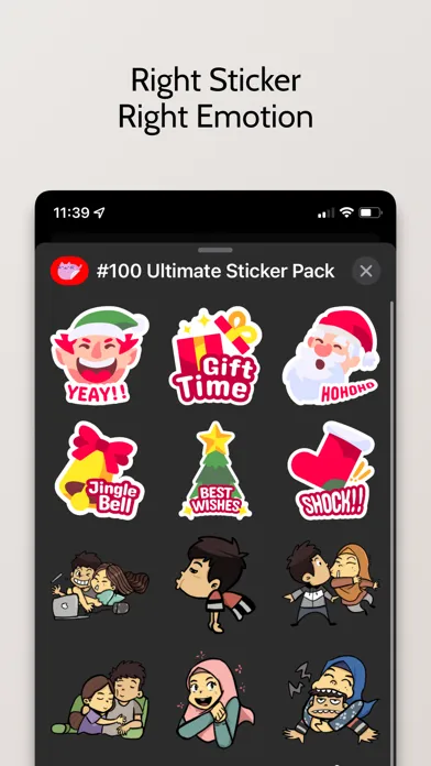 Tangkapan layar #100 Ultimate Sticker Pack