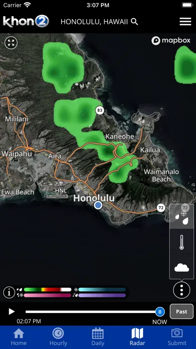 Capturas de pantalla de KHON2 WX - Radar & Forecasts