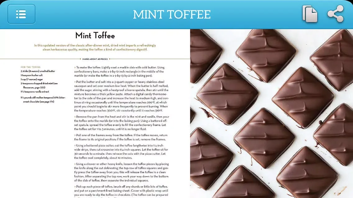 Dessert Recipes - Chocolates and Confections Ekran Görüntüleri