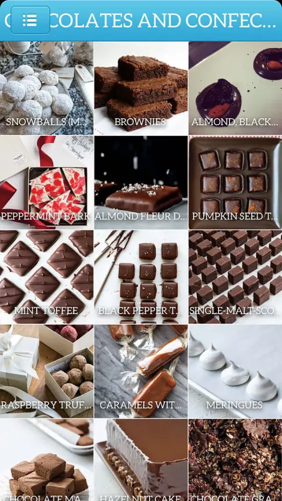Dessert Recipes - Chocolates and Confections Ekran Görüntüleri