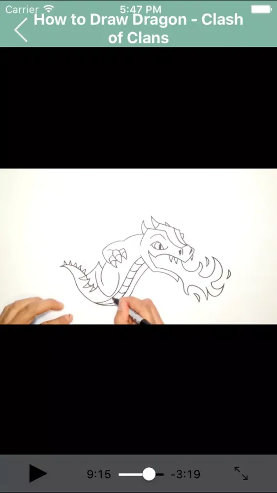 Tangkapan layar Learn How to Draw Clash of Clans