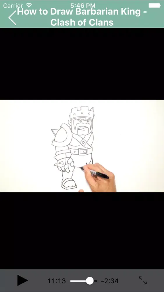 Tangkapan layar Learn How to Draw Clash of Clans
