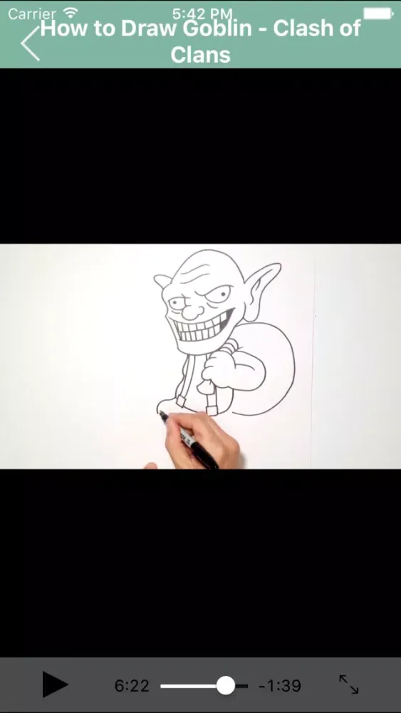 Tangkapan layar Learn How to Draw Clash of Clans