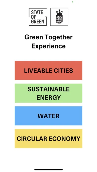 Green Together Experience Screenshots