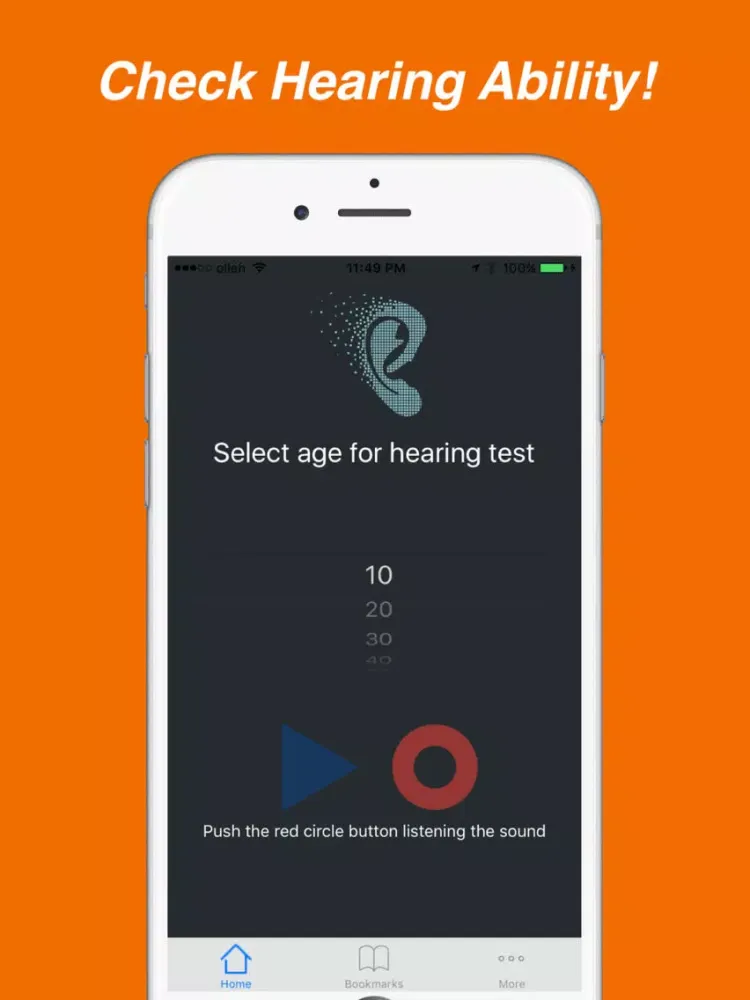 Capturas de tela do Fast Hearing Check - Hearing test for your health iPad 