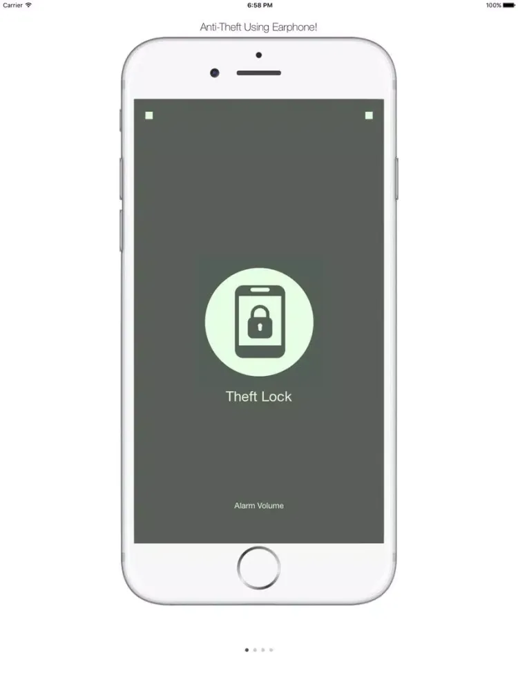 Captures d'écran de Theft Lock Lite - Using Earphone for Anti-Theft iPad 