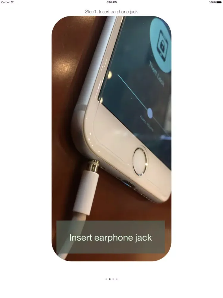 Captures d'écran de Theft Lock Lite - Using Earphone for Anti-Theft iPad 
