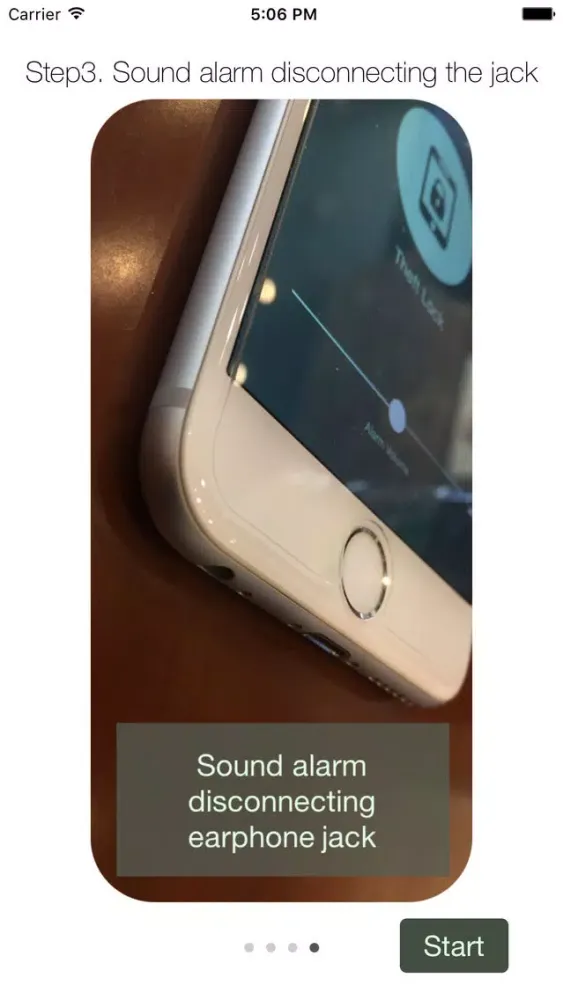 Captures d'écran de Theft Lock Lite - Using Earphone for Anti-Theft