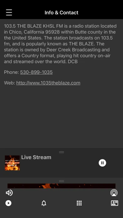 103.5 THE BLAZE Screenshots
