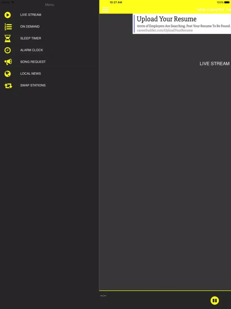 New Country 104.3 iPad  Screenshots