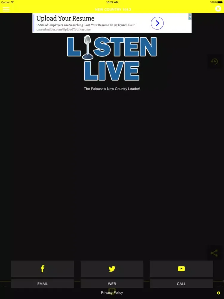 New Country 104.3 iPad  Screenshots