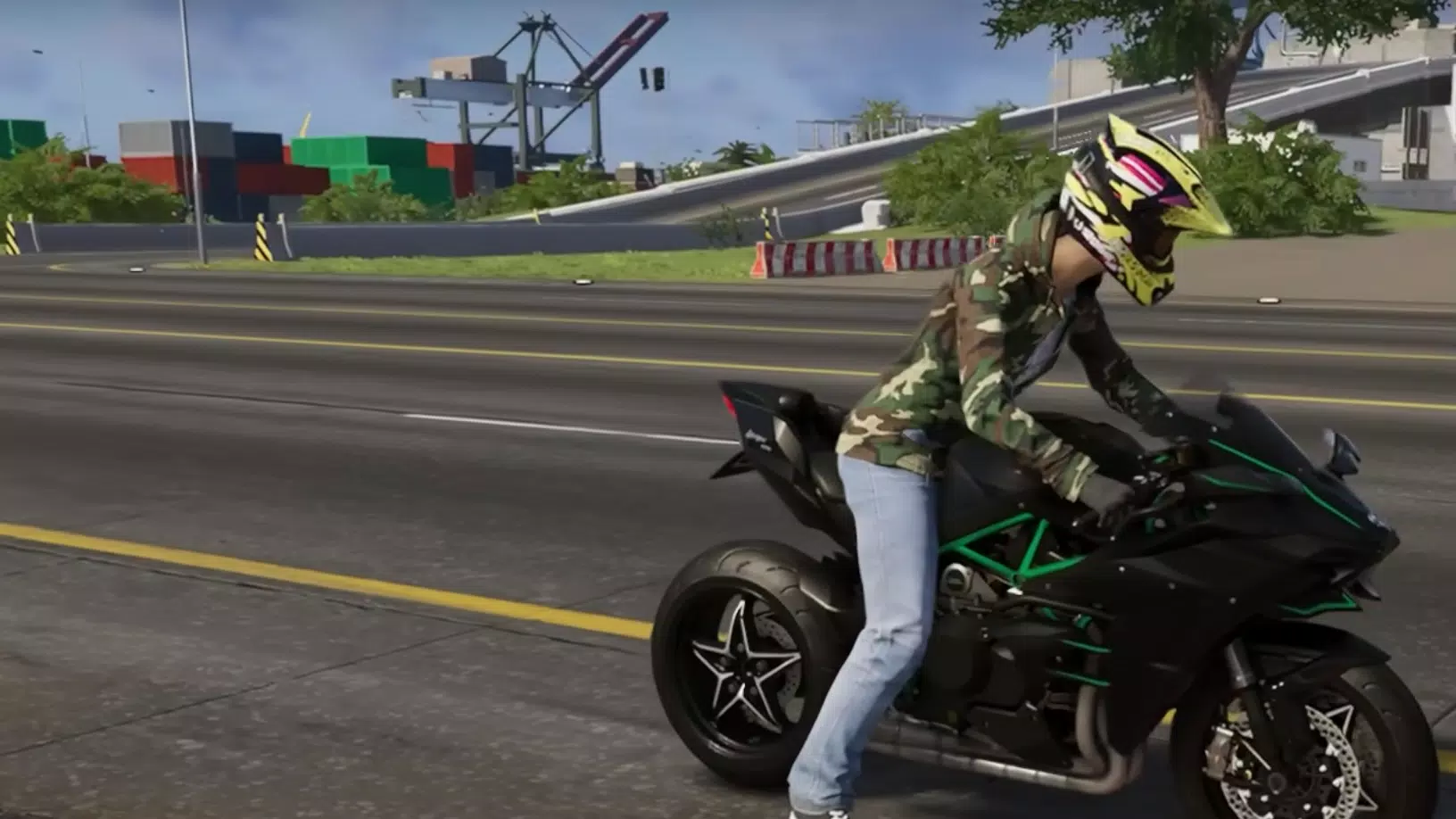 Kawasaki Ninja H2r Games 3D的應用截圖5