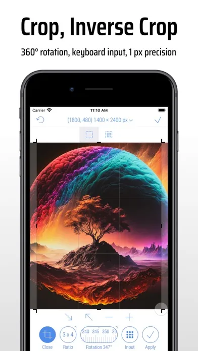 CropSize: Image Resizer Editor Screenshots
