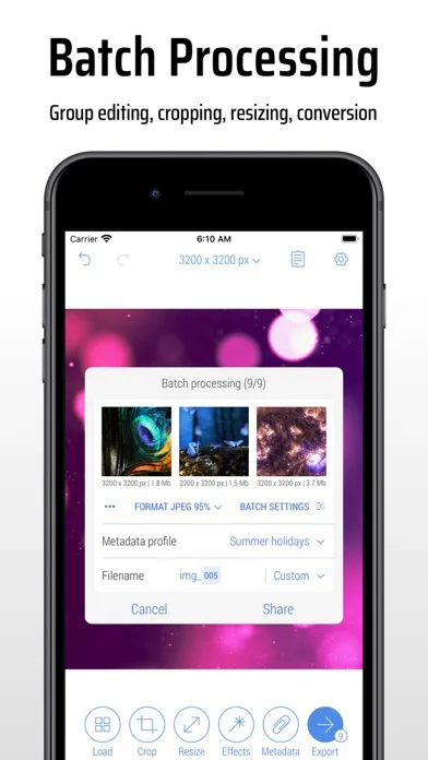 CropSize: Image Resizer Editor Screenshots