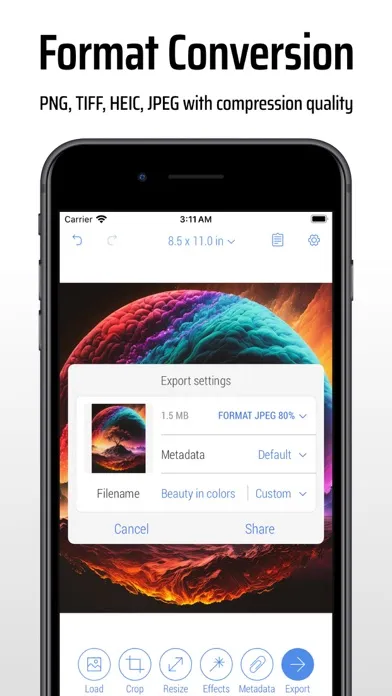 CropSize: Image Resizer Editor Screenshots