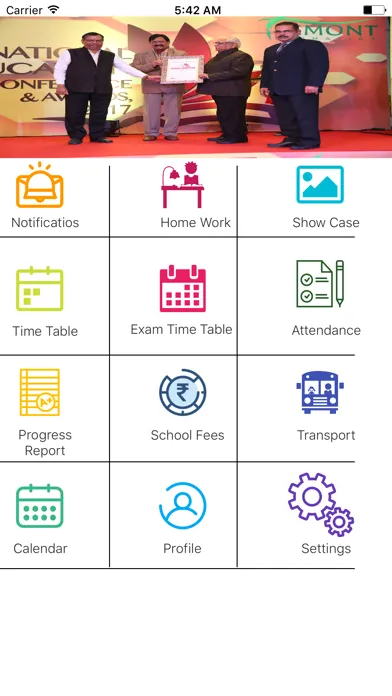 Zrzuty ekranu Excellia School App