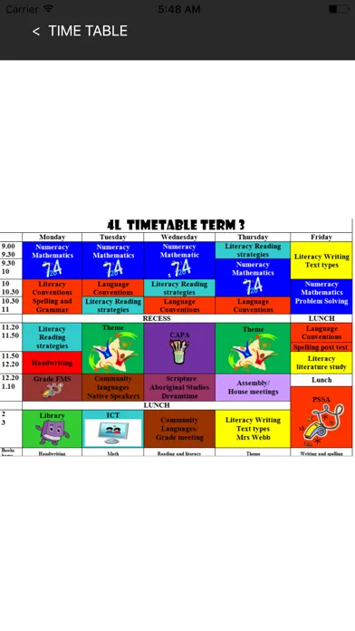 Zrzuty ekranu Excellia School App