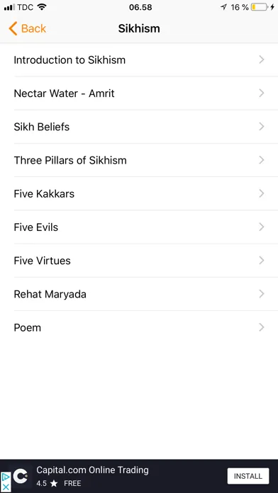 Zrzuty ekranu Sikh World