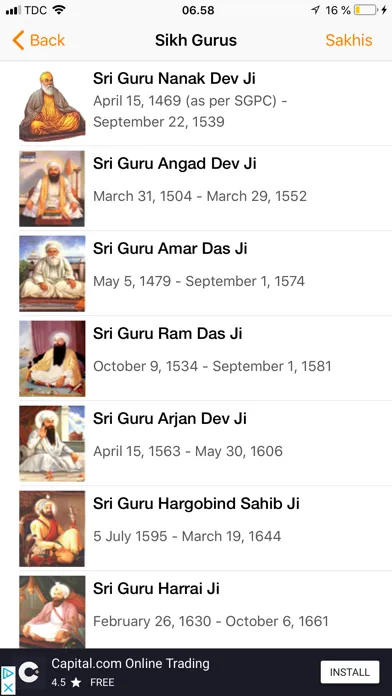 Zrzuty ekranu Sikh World