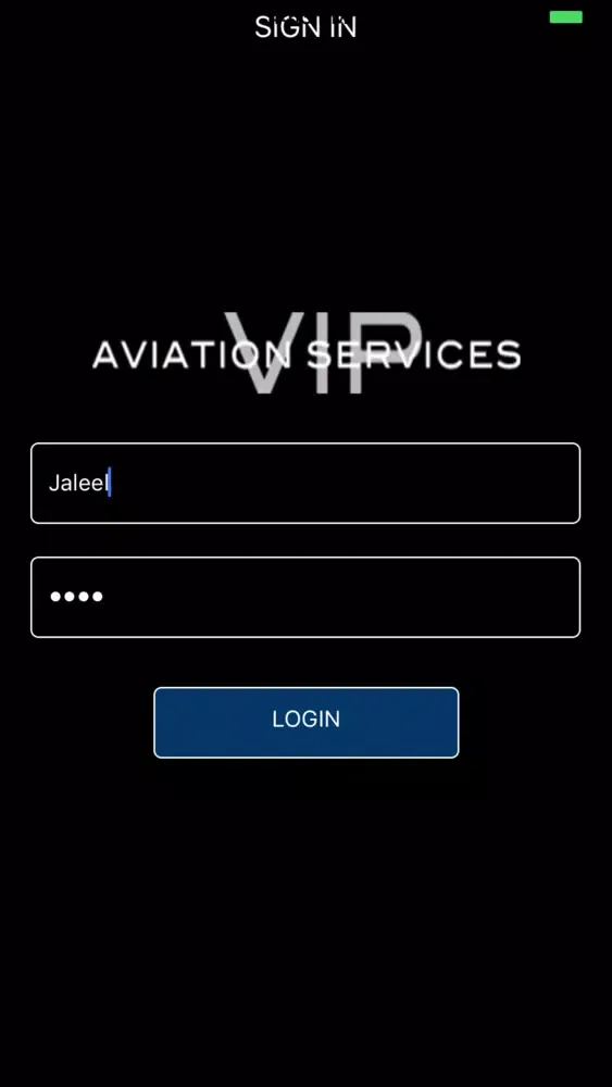 Captures d'écran de VIP Aviation Services
