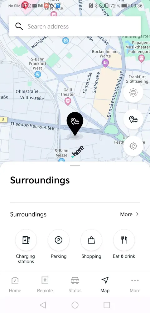 Скриншоты Kia Connect