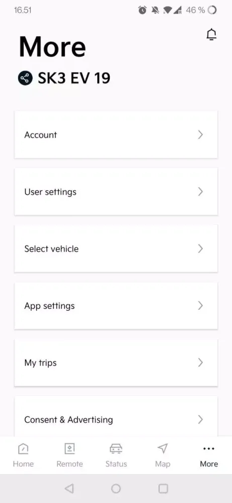 Скриншоты Kia Connect