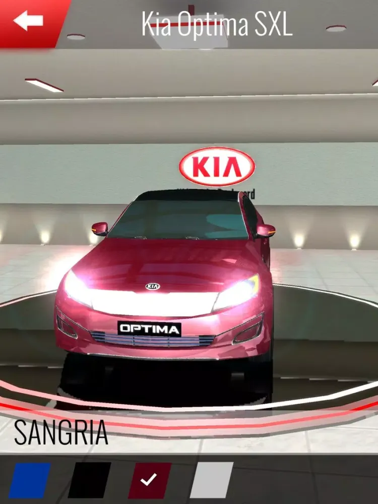 Tangkapan layar KIA on the Boulevard iPad 