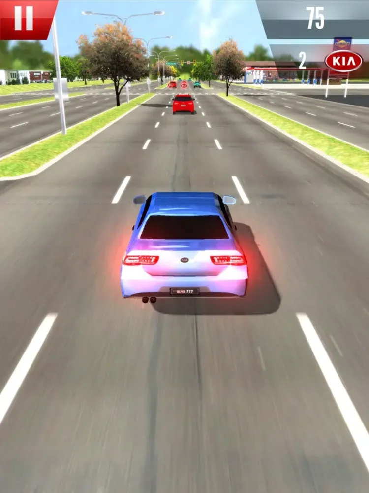 Tangkapan layar KIA on the Boulevard iPad 