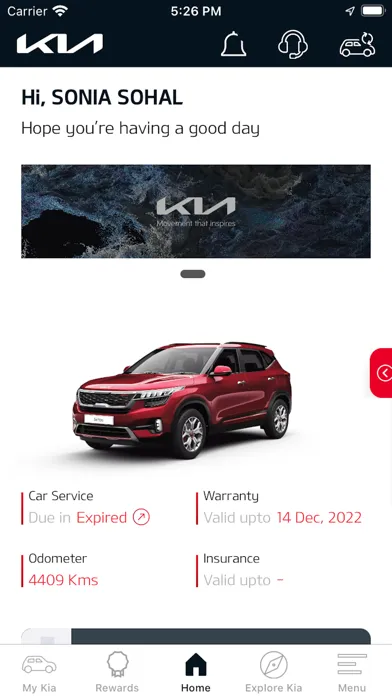 Capturas de pantalla de MyKia (India)